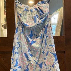 Strapless Lilly Pulitzer Dress. Medium.